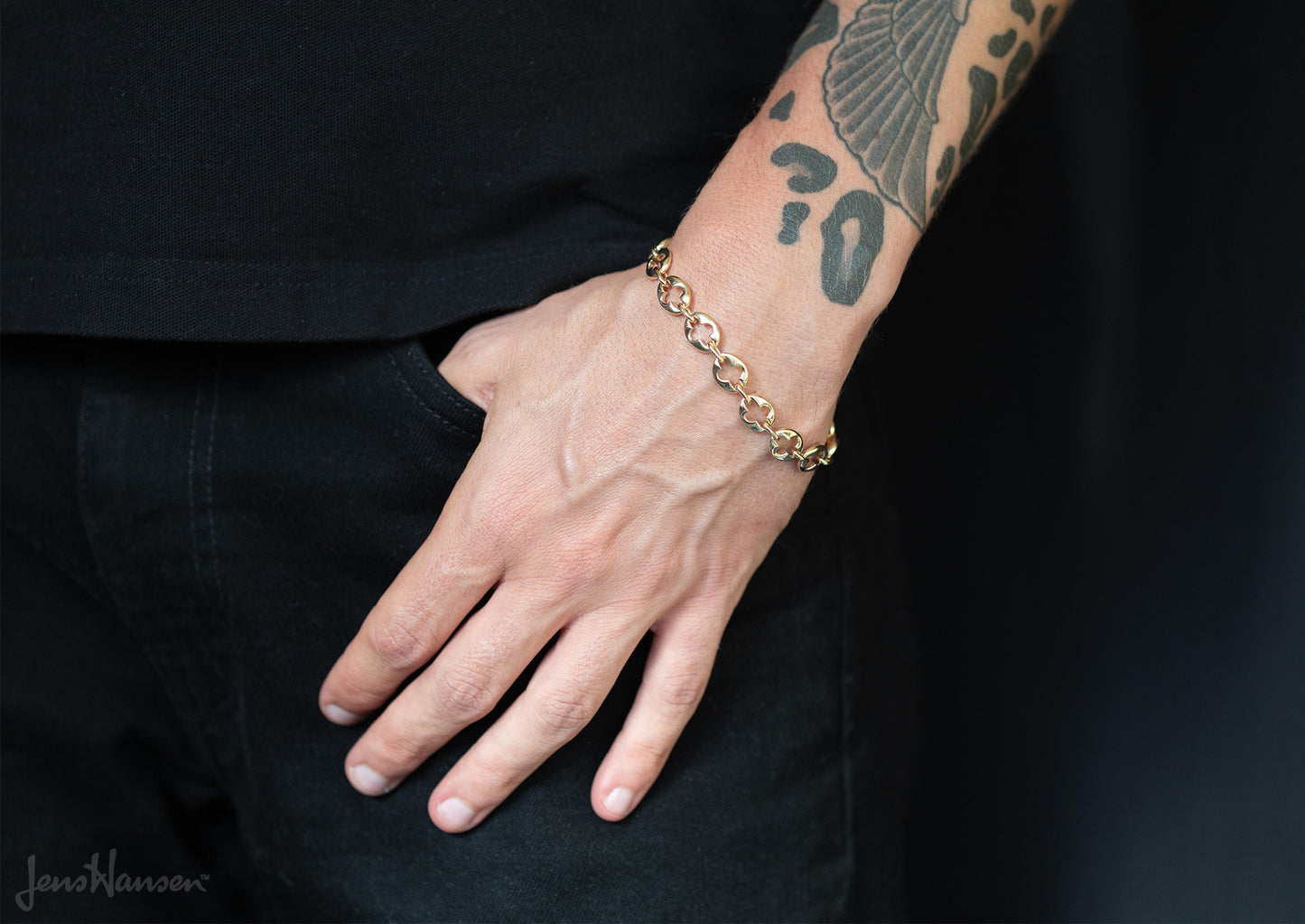 The Kløver Bracelet, Yellow Gold