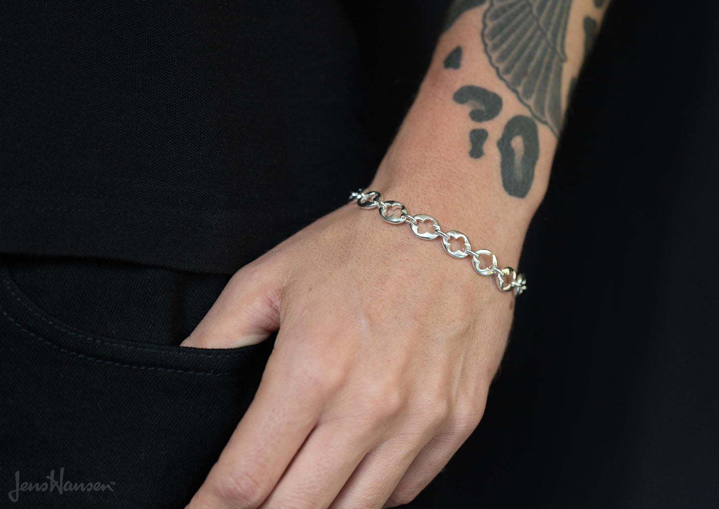 The Kløver Bracelet, Sterling Silver