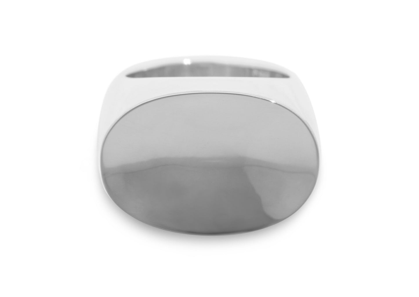 Concave Ring, Sterling Silver