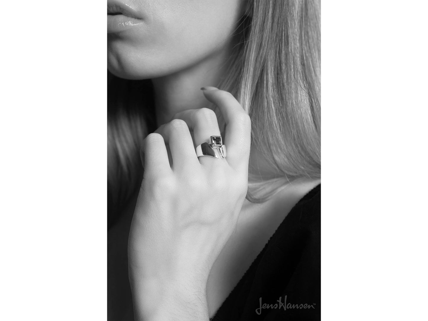 Classic Princess Cut Gemstone Ring, Yellow Gold