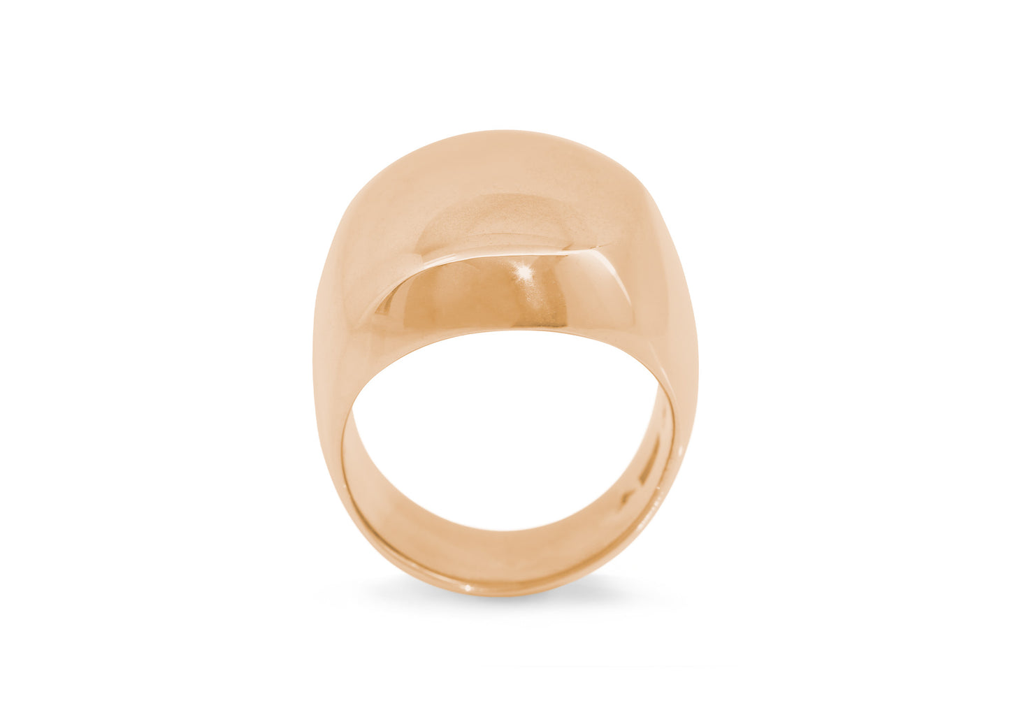 JW92 Dome Ring, Red Gold