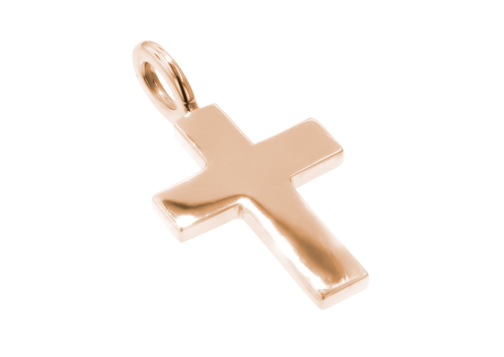 Traditional Cross #4, Red Gold