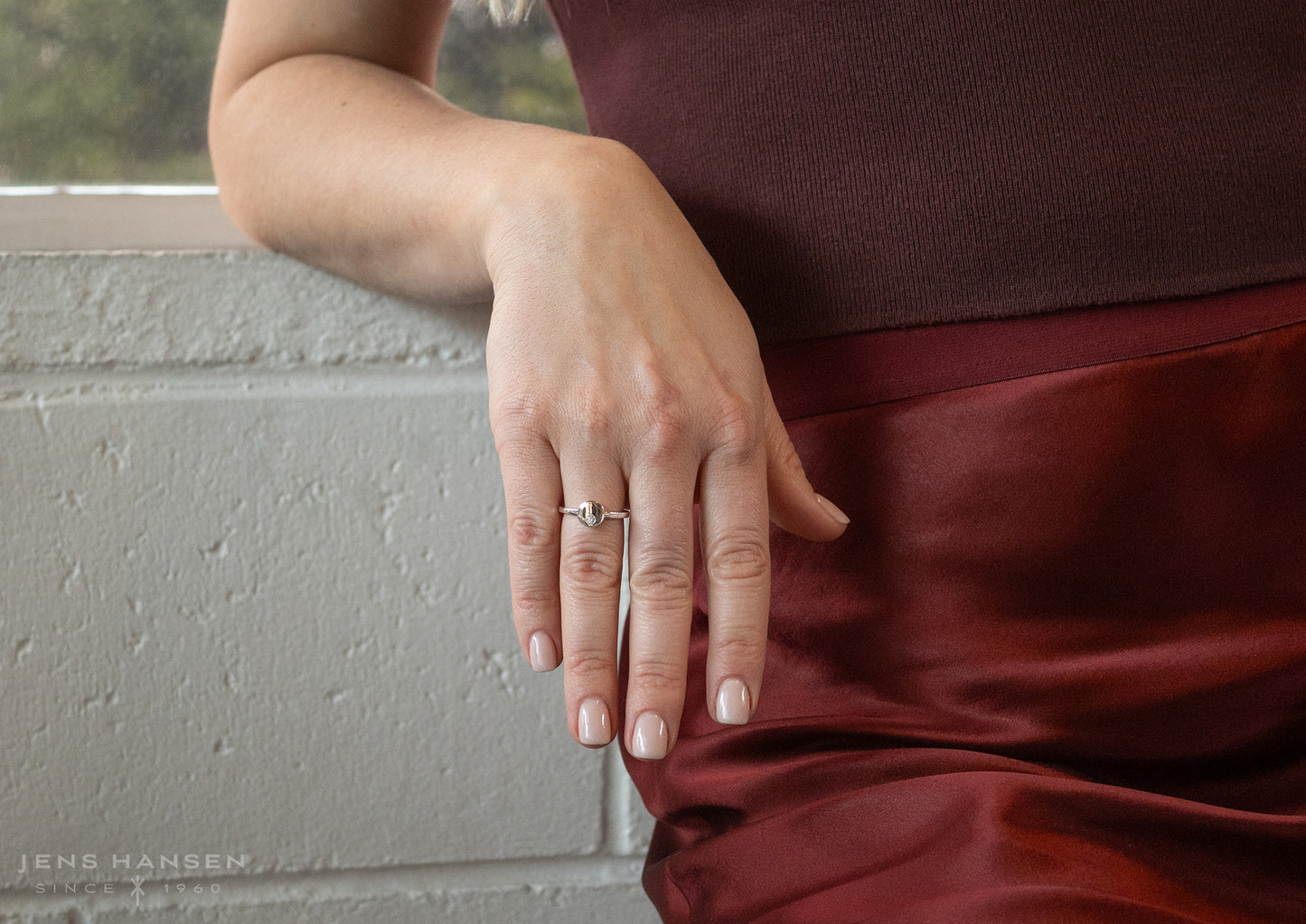 Round Love Stories Stacker Ring, Sterling Silver