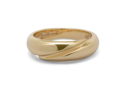 JW1 Domed Ring, Yellow Gold