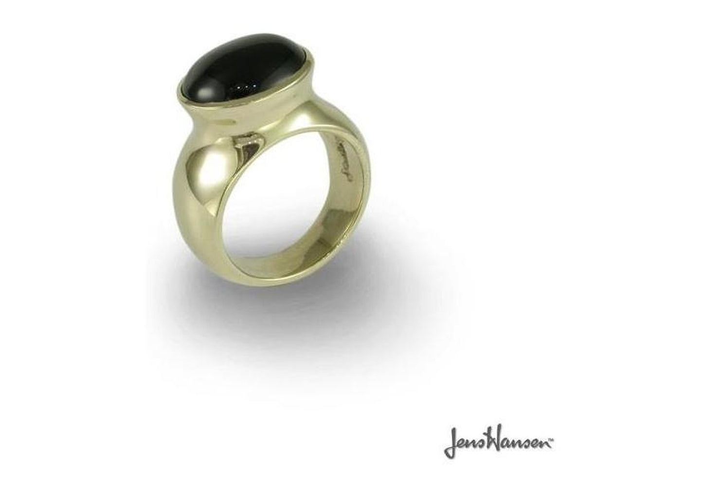 9ct Gold & Onyx Ring - Jens Hansen