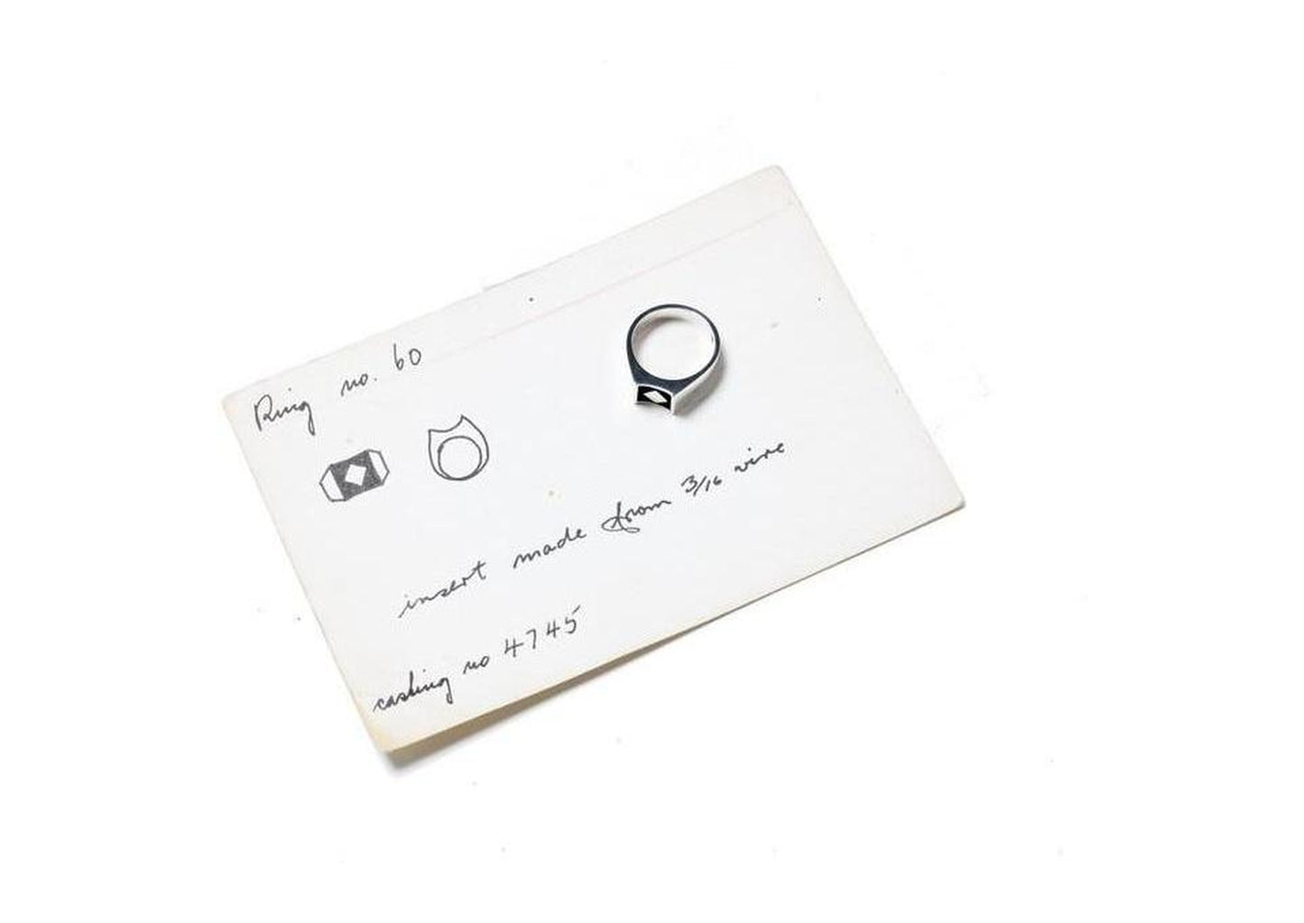 2008 Foundation Release Sterling Silver Oxidised Cut Away Ring - Jens Hansen - 3