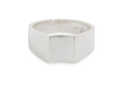 JW340 Concave Ring, Sterling Silver