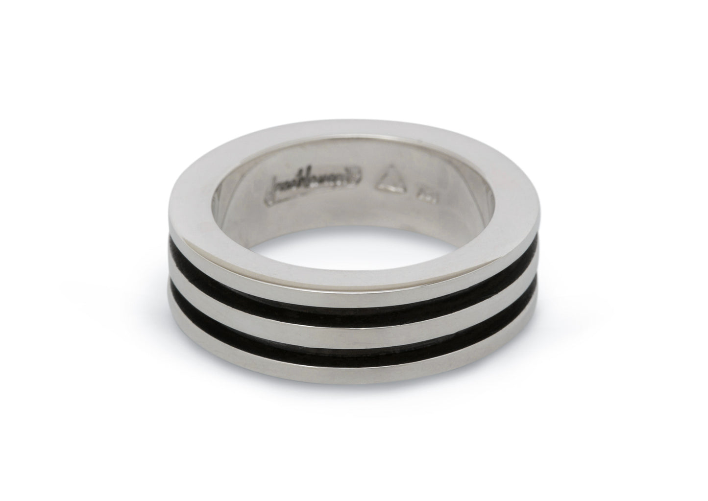 Round Fin Ring, Sterling Silver