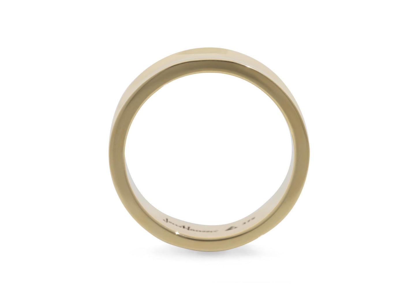 JW487/JW488 Concave Band, Yellow Gold