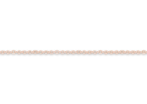 Fine Cable Chain, Red Gold