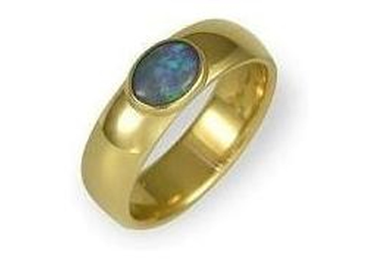 14ct Gold Black Opal Ring. - Jens Hansen