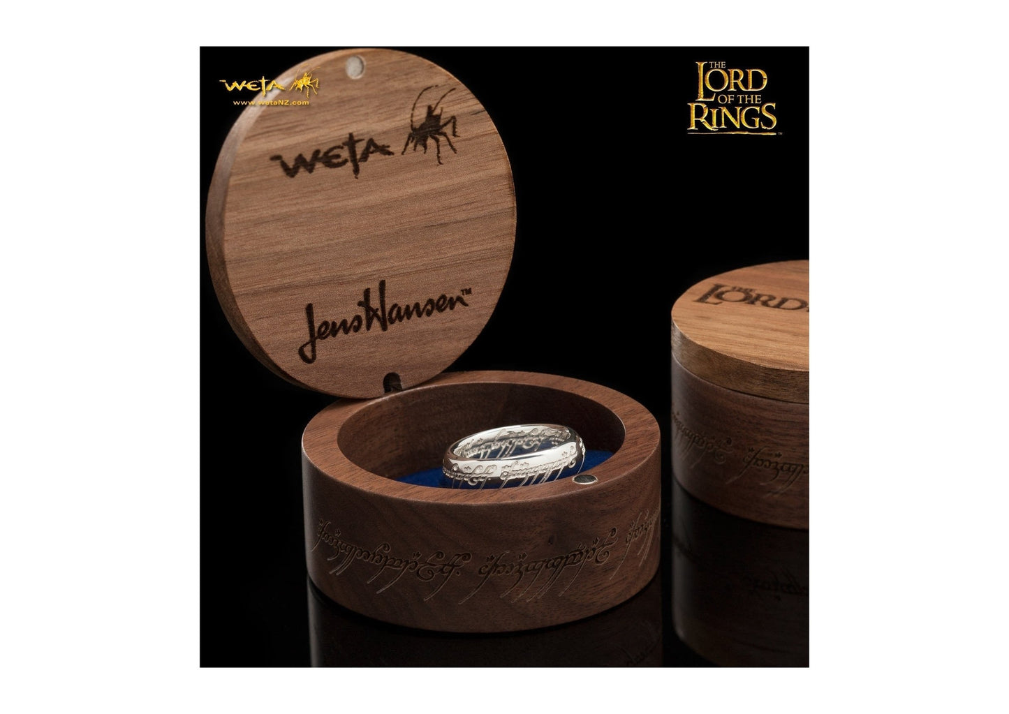 Bilbo Ring : The One Ring - Sterling Silver (with Elvish Runes) - Jens Hansen - 4