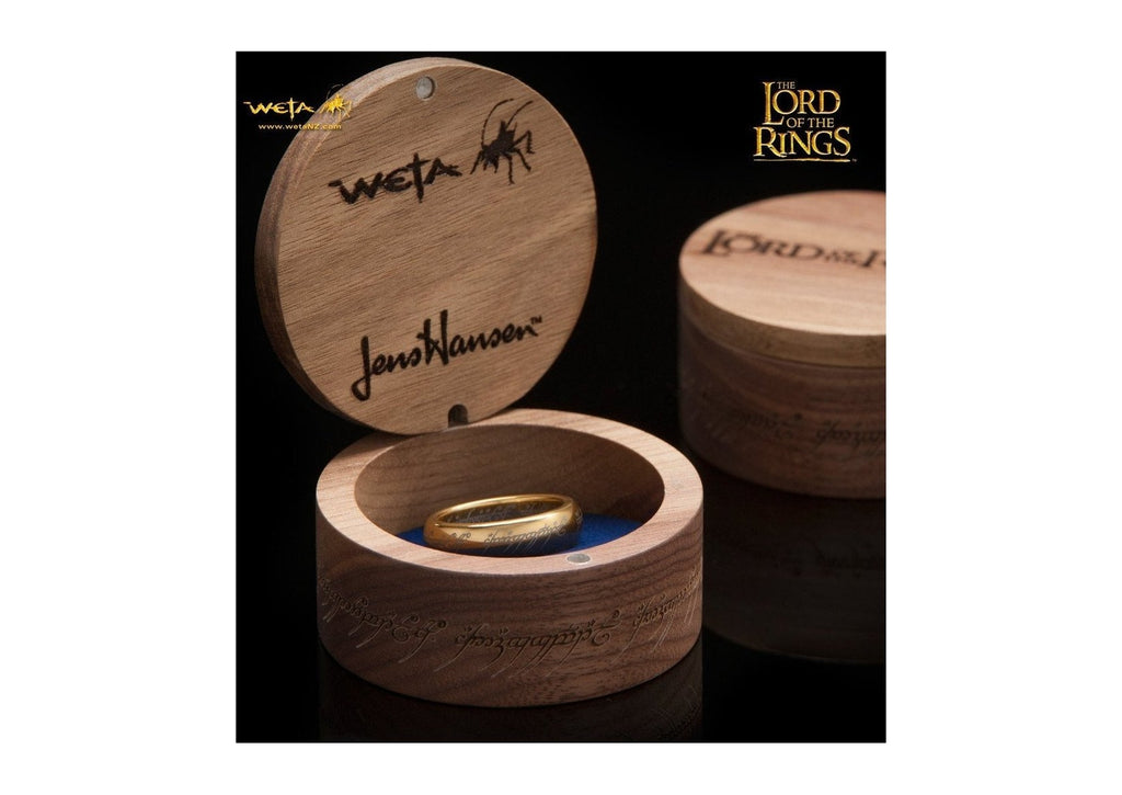 The Lord of the Rings: The One Ring: Gold Plated Tungsten Carbide (wit \u2013 Jens Hansen NZ