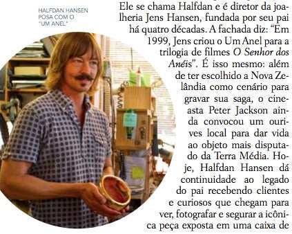 Brazil travel nelson lord of the rings jens hansen one ring to rule them all