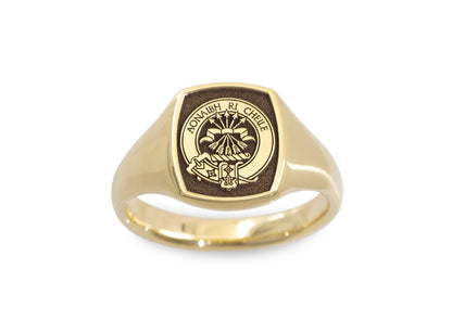 Coat of Arms Signet Ring, Yellow Gold