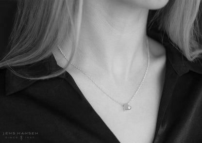 Heart Love Stories Diamond Pendant, Red Gold