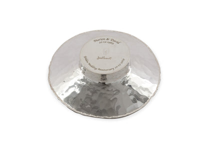 Hand Forged Condiment Dish, Pure Silver