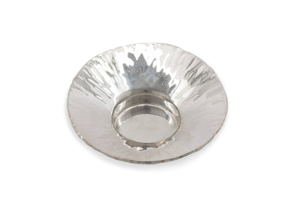Hand Forged Condiment Dish, Pure Silver