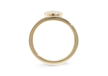 Round Love Stories Stacker Ring, Yellow Gold