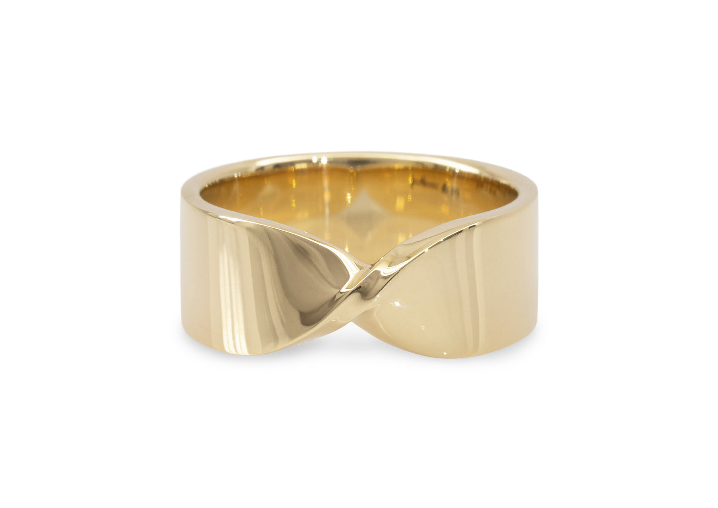 Custom Twist Ring, Yellow Gold