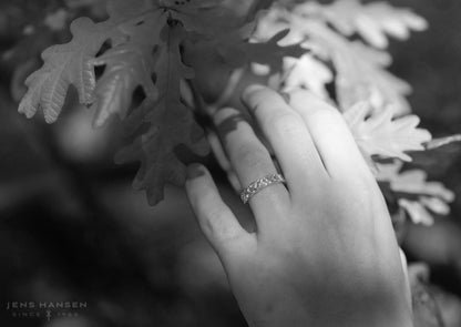 Elvish Leaf Band, Yellow Gold