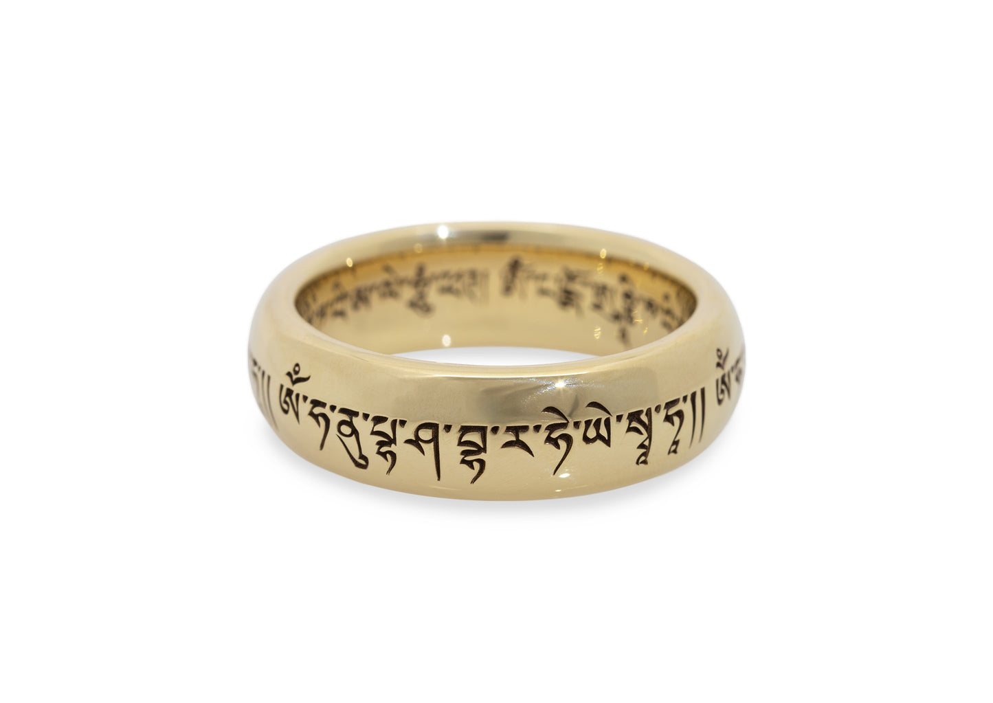 Custom Engraved Original Replica Ring, Yellow Gold