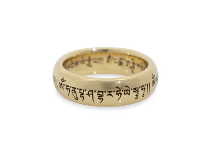Custom Engraved Original Replica Ring, Yellow Gold