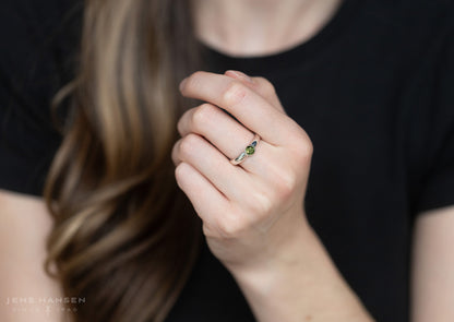 JW431 Tourmaline Gemstone Ring, Sterling Silver