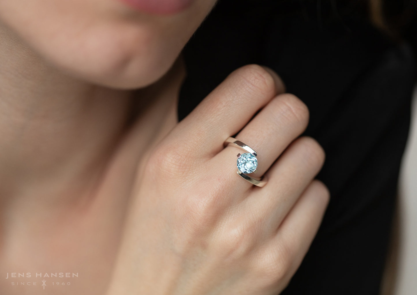 JW435 Optix cut Gemstone Ring, Sterling Silver