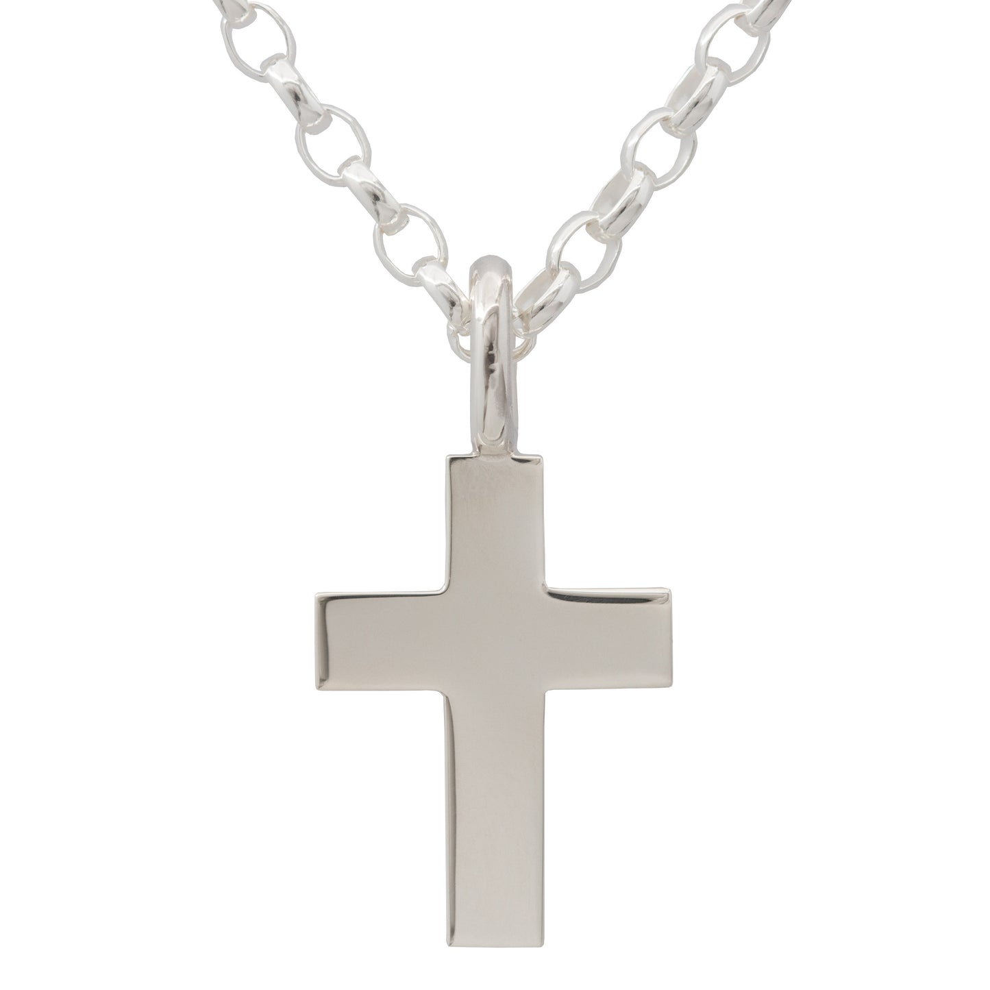 Traditional Cross #4, Sterling Silver