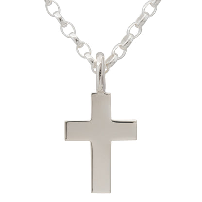Traditional Cross #4, Sterling Silver