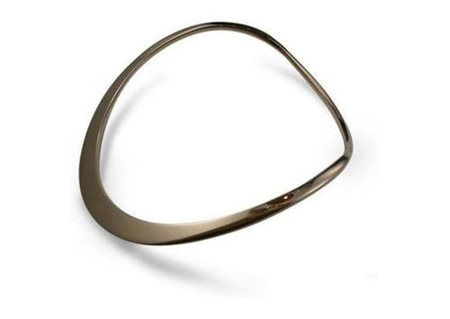 18ct Gold Hand Forged Fitted Neck Collar   - Jens Hansen