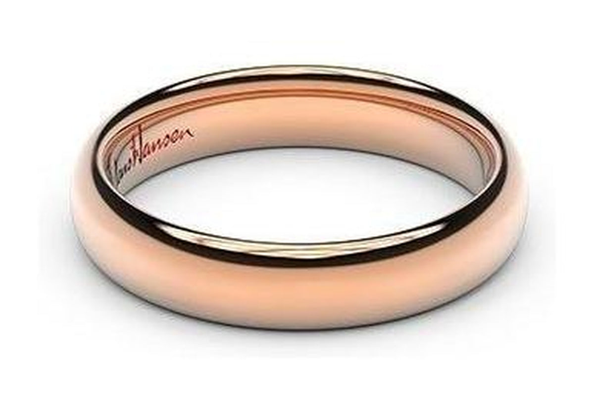 Petite Replica Ring - 4mm wide, 14ct Red Gold