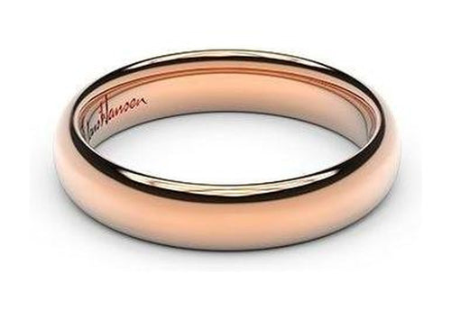 Petite Replica Ring - 4mm wide, 18ct Red Gold