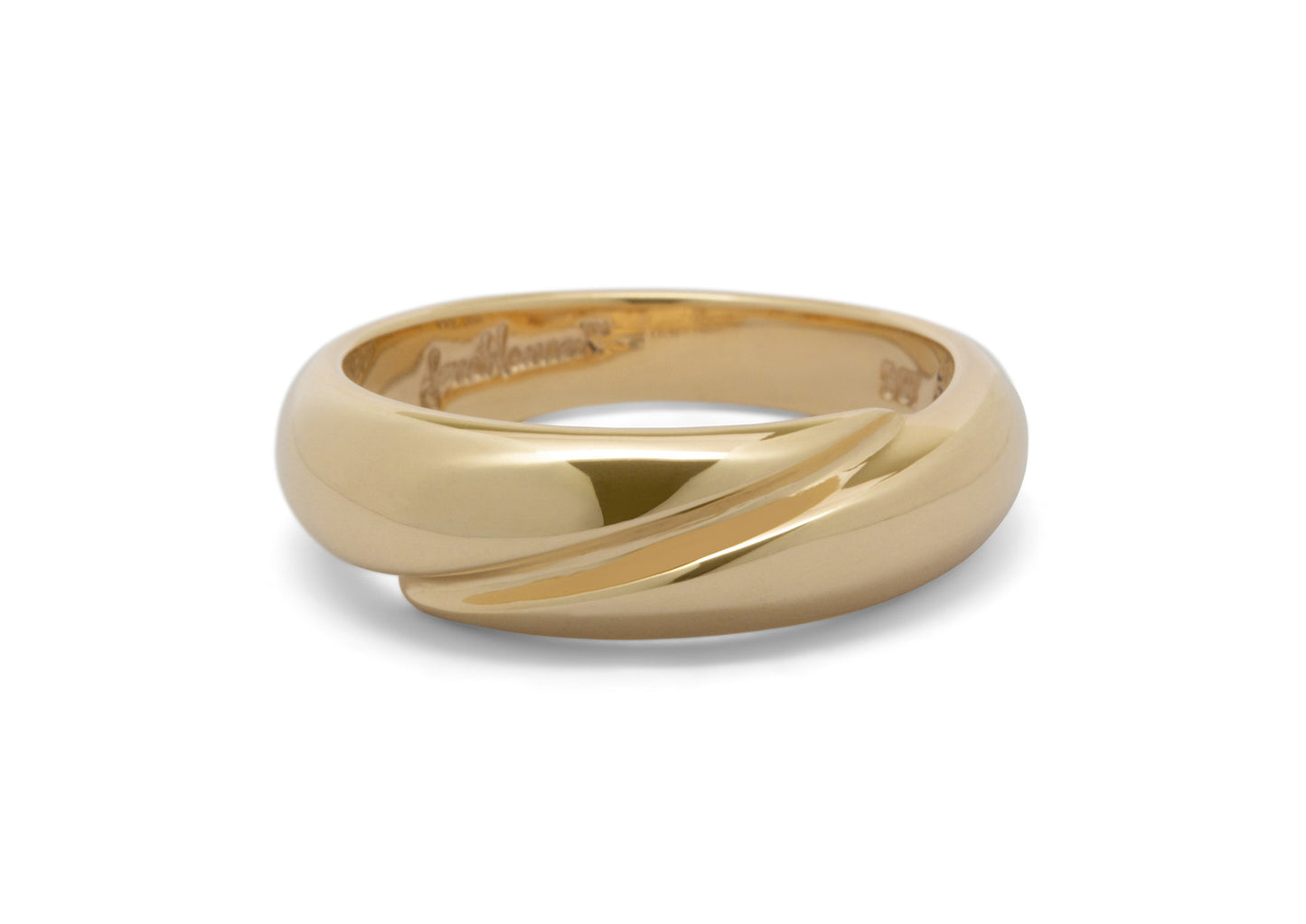 JW1 Domed Ring, Yellow Gold