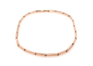 Hand Crafted Block Chain, Red Gold