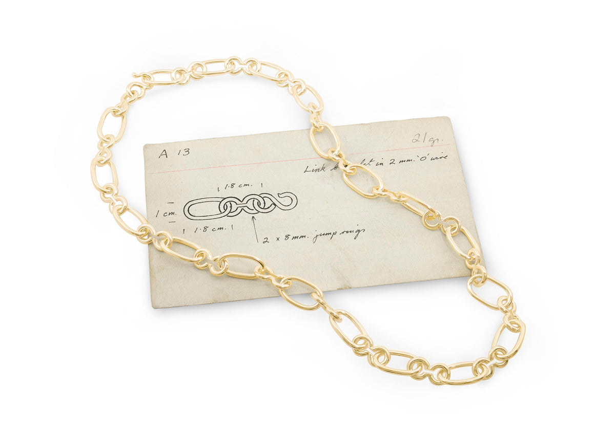 2022 Legacy Necklace A13, Yellow Gold