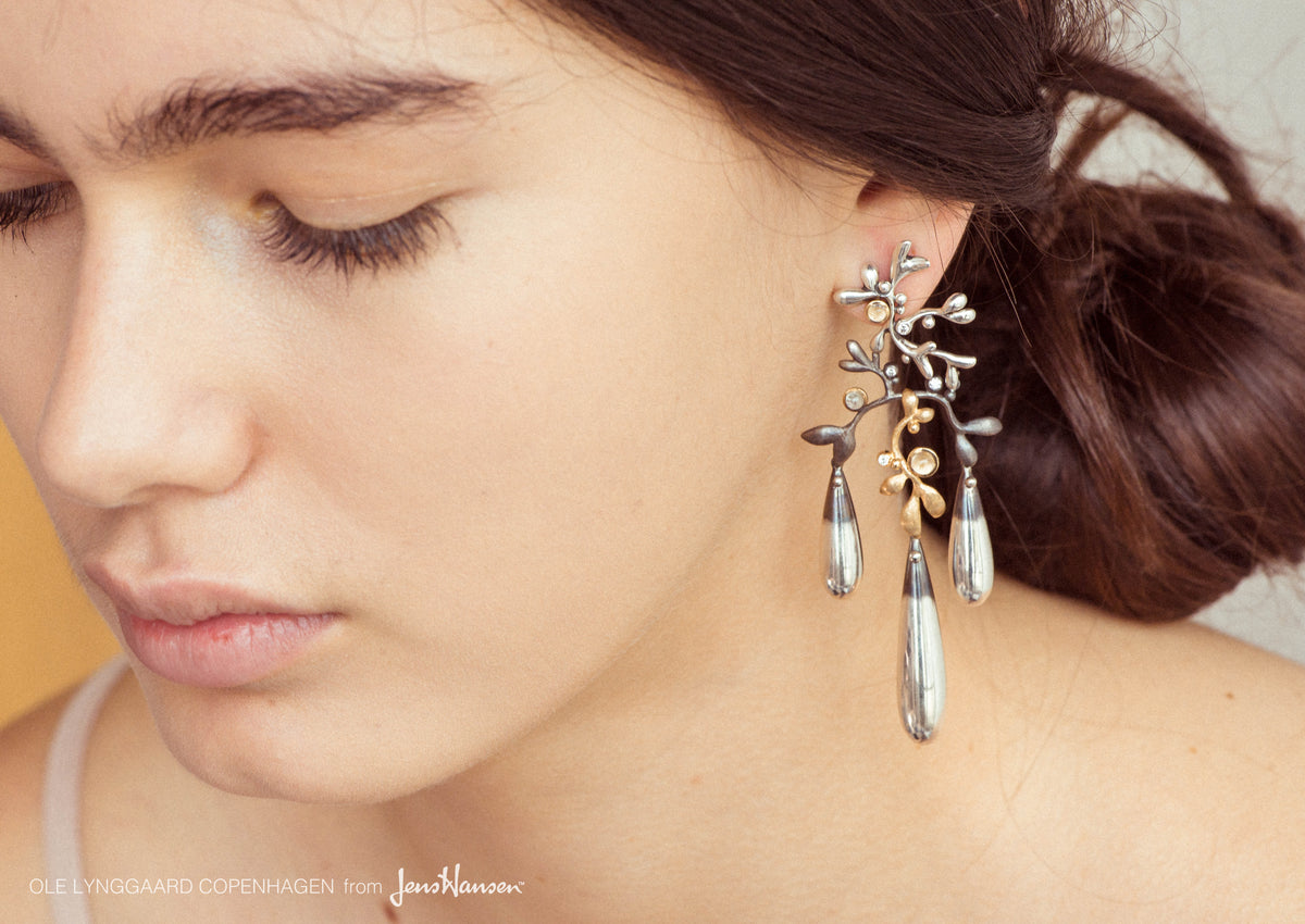 Gipsy Earrings in Silver and Gold