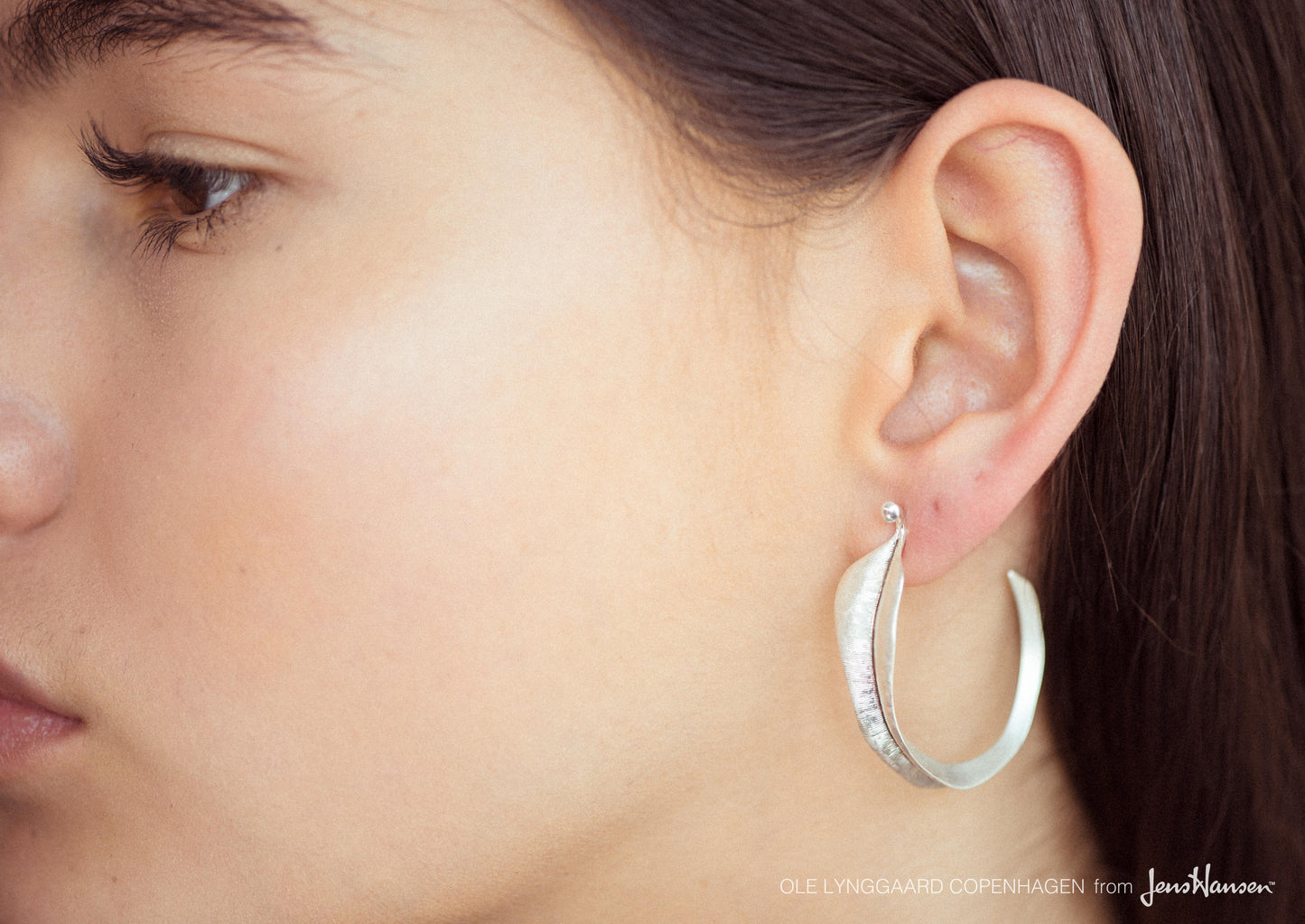 Leaves earrings in Sterling silver