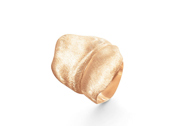 Leaves Ring in 18K yellow gold