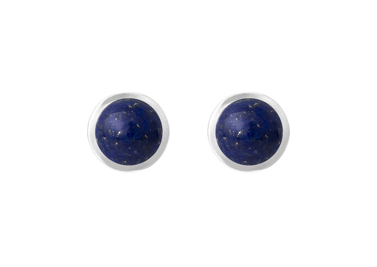Circus earrings in Sterling silver with Blue Lapis