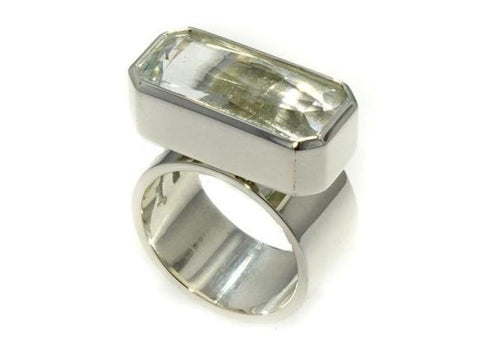 Hand crafted Quartz Ring   - Jens Hansen