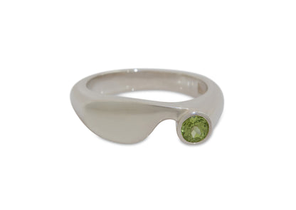 Contemporary Gemstone Ring, Silver Ring