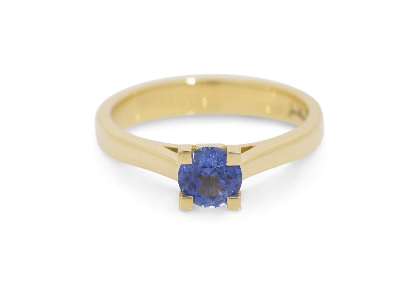 J2916 Sapphire Engagement Ring, Yellow Gold