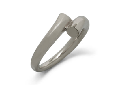 JW100 Dress Ring, White Gold & Platinum