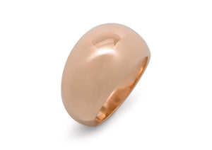JW18 Dome Ring, Red Gold