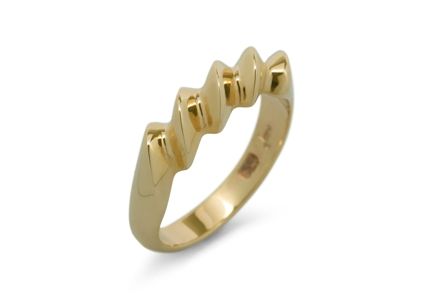 Twist Ring, Yellow Gold