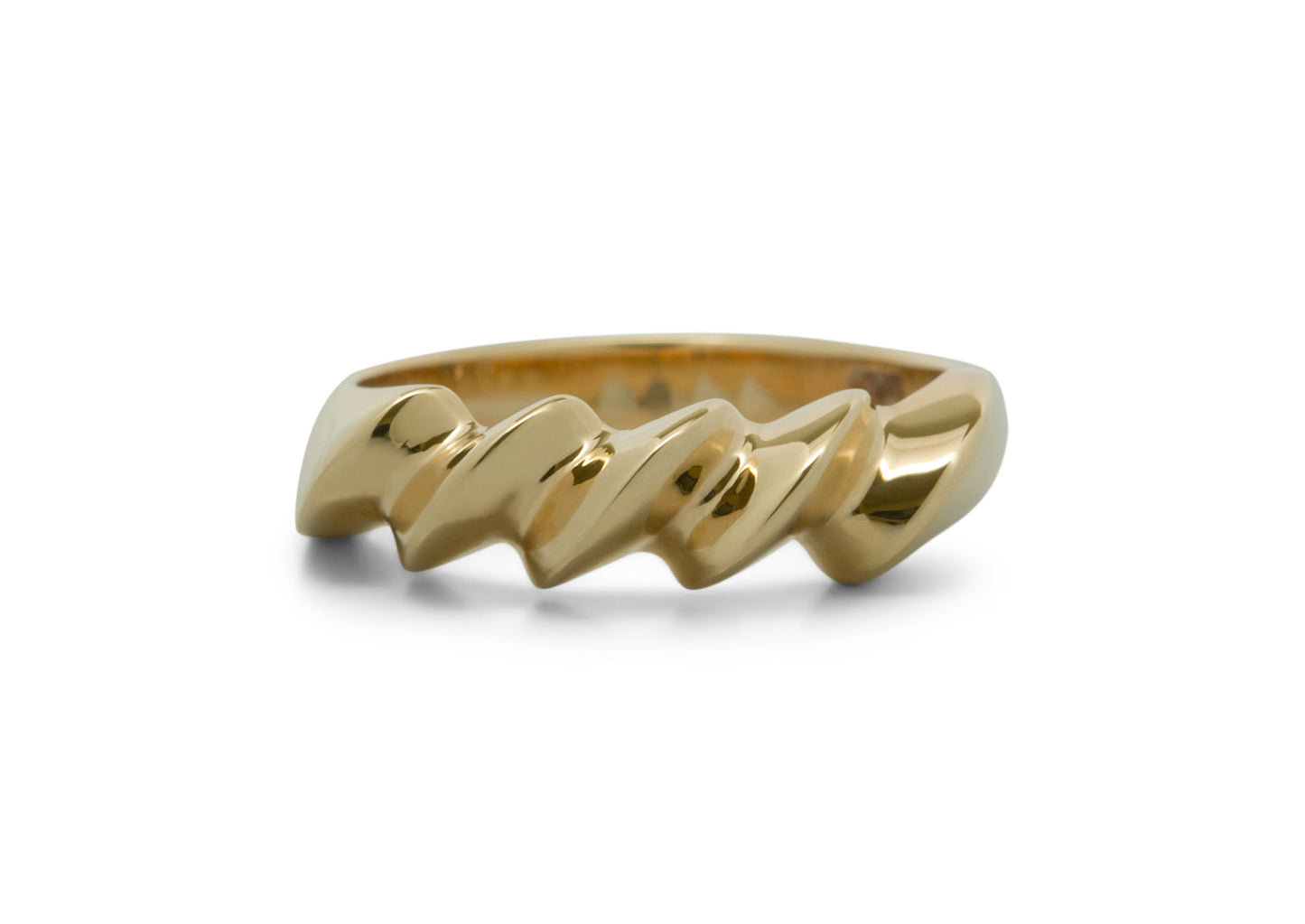 Twist Ring, Yellow Gold