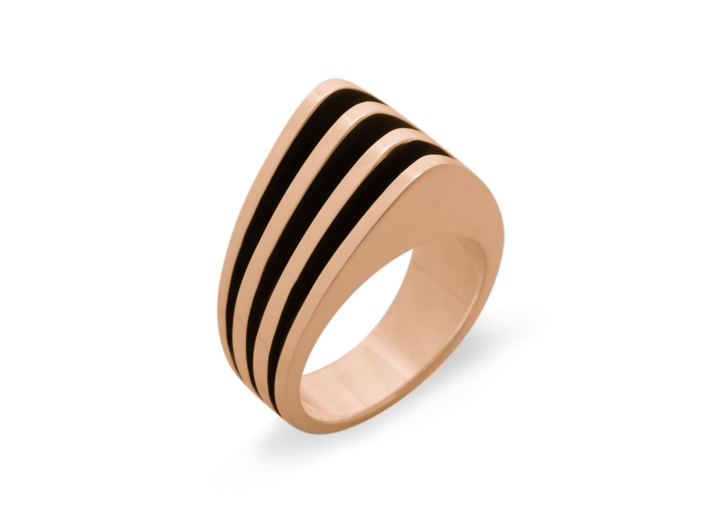 Original "Sydney Fin" Ring, Red Gold