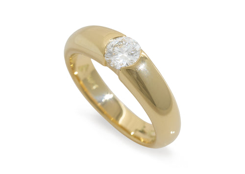 JW314 Diamond Engagement Ring, Yellow Gold